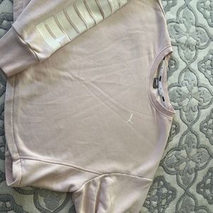 Cute pink Puma cropped sweater.